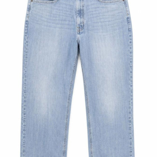 Levi Strauss Men's Blue 38x32 Athletic Fit Straight Denim Jeans
