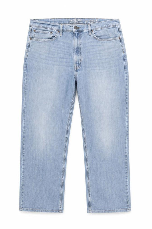 Levi Strauss Men's Blue 38x32 Athletic Fit Straight Denim Jeans