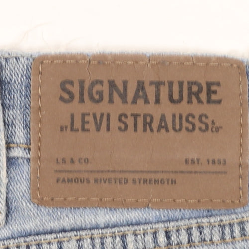Levi Strauss Men's Blue 38x32 Athletic Fit Straight Denim Jeans