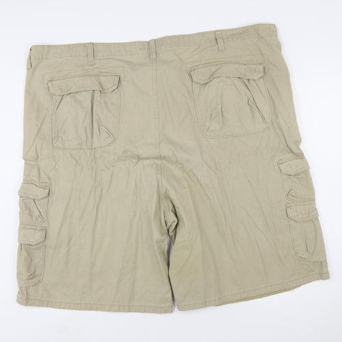 Wrangler Men's Beige Cotton Cargo Shorts Size 48 Regular Fit