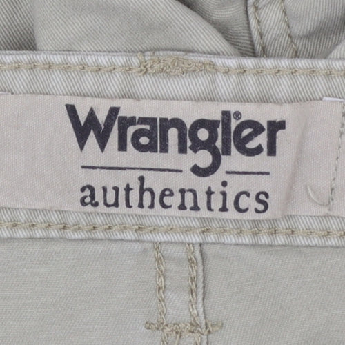 Wrangler Men's Beige Cotton Cargo Shorts Size 48 Regular Fit