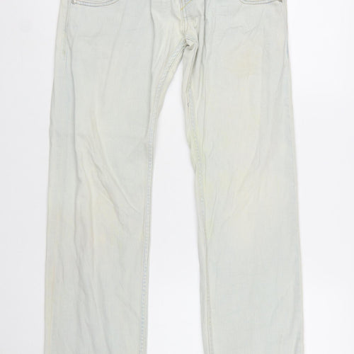 Levi's Women's Light Blue 504 Straight Denim Jeans Size 12