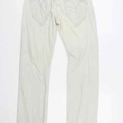 Levi's Women's Light Blue 504 Straight Denim Jeans Size 12