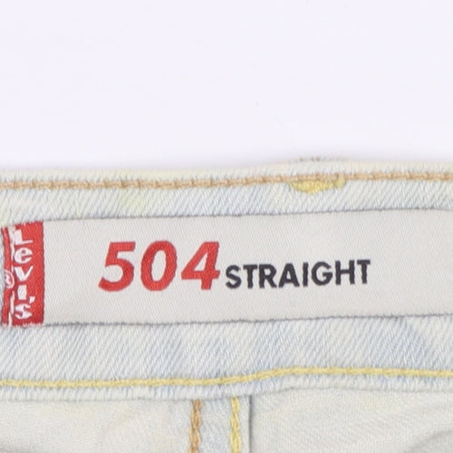 Levi's Women's Light Blue 504 Straight Denim Jeans Size 12