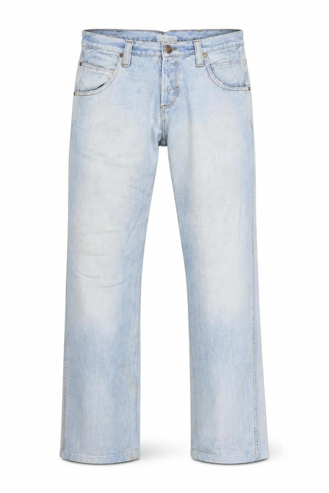 Wrangler Men's Blue Light Wash Straight Jeans W31 L32