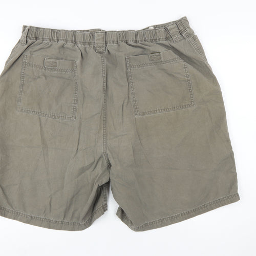 Wrangler Men's Beige Cargo Shorts Size 48 Cotton Casual Workwear