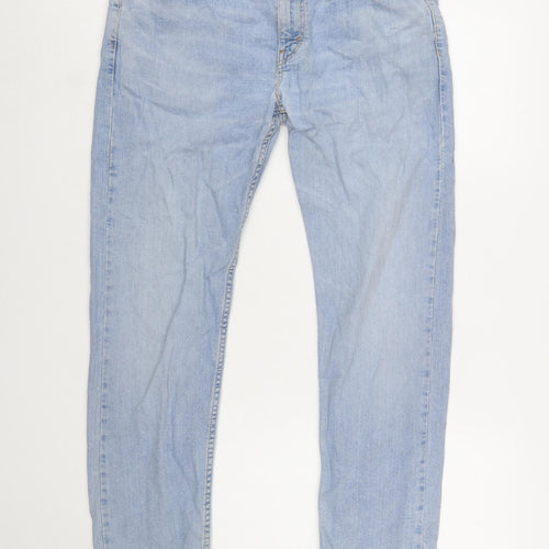 Levi Strauss & Co Men's Blue 502 Hi-Ball Regular Fit Straight Jeans W34 L34