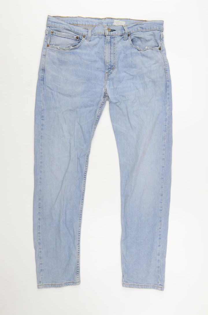 Levi Strauss & Co Men's Blue 502 Hi-Ball Regular Fit Straight Jeans W34 L34