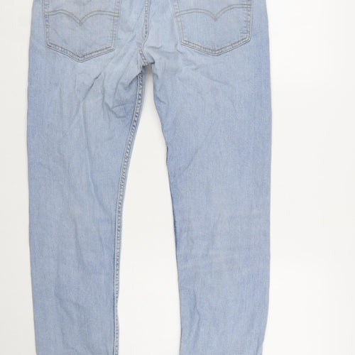 Levi Strauss & Co Men's Blue 502 Hi-Ball Regular Fit Straight Jeans W34 L34