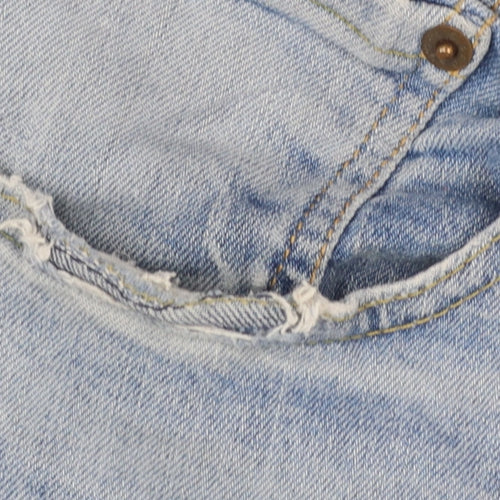 Levi Strauss & Co Men's Blue 502 Hi-Ball Regular Fit Straight Jeans W34 L34