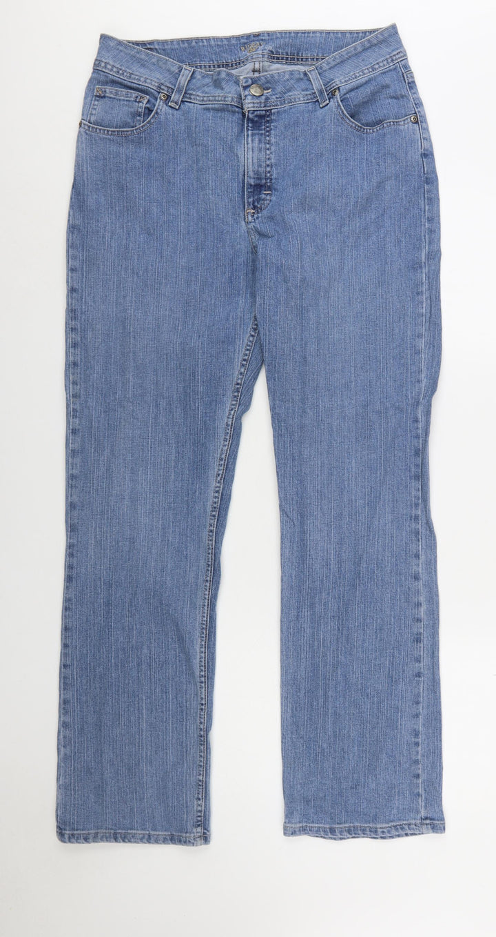 Lee Riders Women's Blue Size 16 Straight Leg Denim Jeans