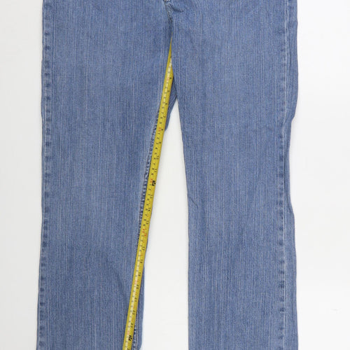 Lee Riders Women's Blue Size 16 Straight Leg Denim Jeans