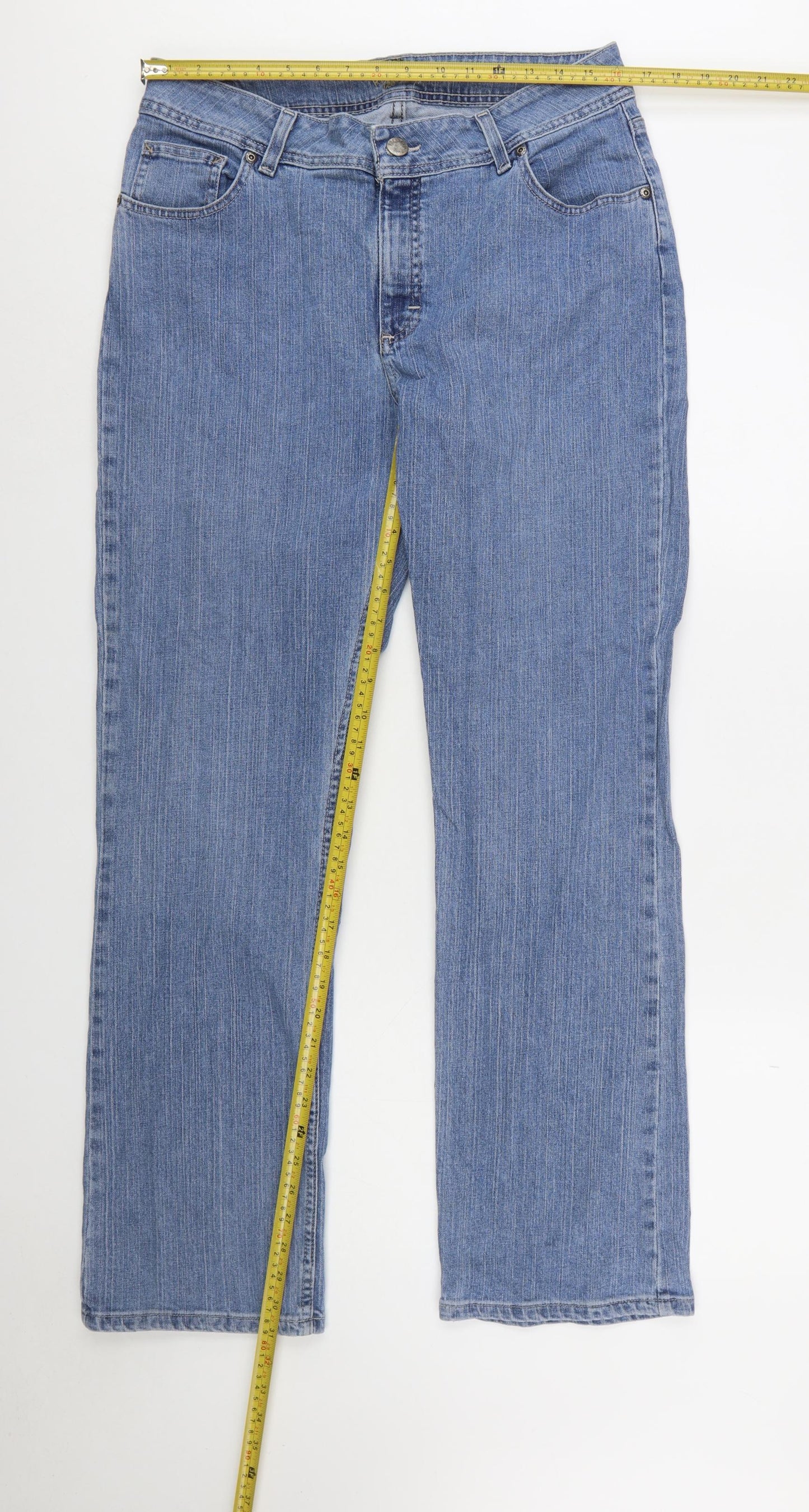 Lee Riders Women's Blue Size 16 Straight Leg Denim Jeans