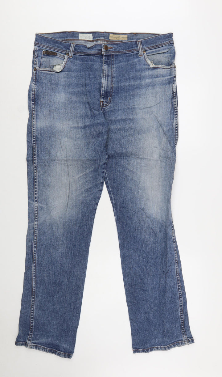 Wrangler Men's Blue Regular Fit Texas Stretch Jeans W40 L34