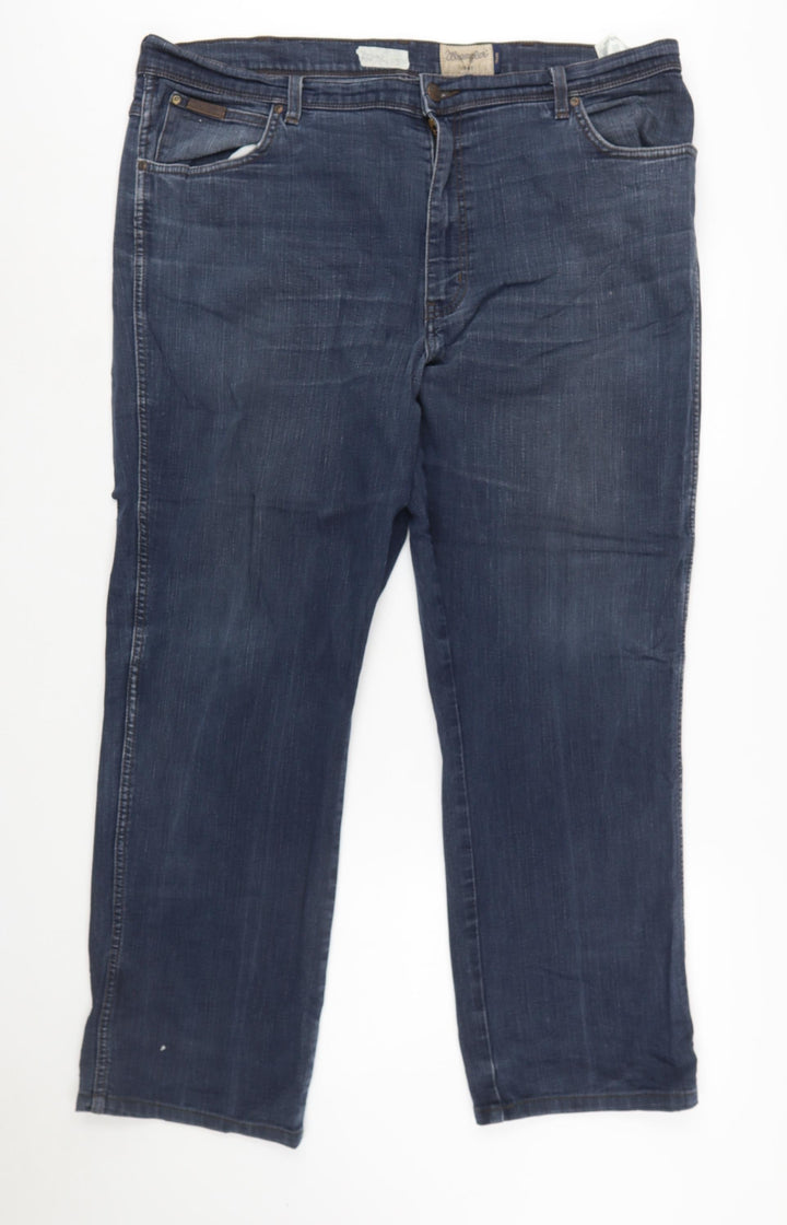 Wrangler Men's Blue Texas Stretch Straight Jeans W42 L34