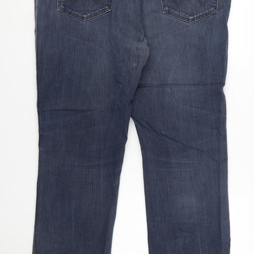 Wrangler Men's Blue Texas Stretch Straight Jeans W42 L34