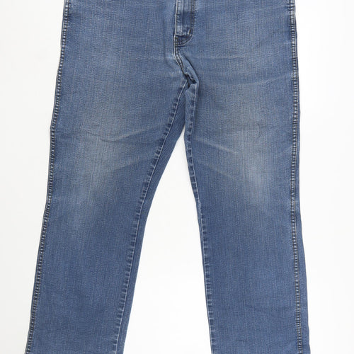 Wrangler Men’s Blue Straight Leg Texas Stretch Jeans W38 L30
