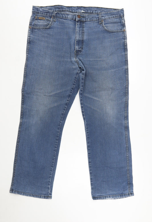 Wrangler Men’s Blue Straight Leg Texas Stretch Jeans W38 L30