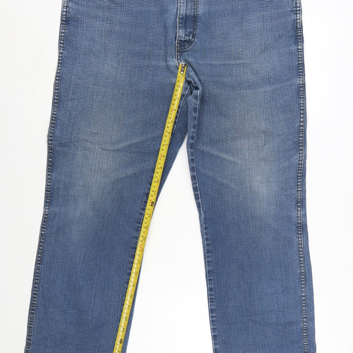 Wrangler Men’s Blue Straight Leg Texas Stretch Jeans W38 L30