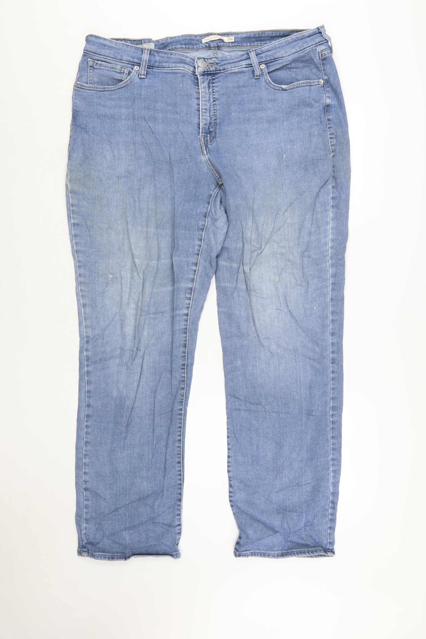 Levi's 414 Classic Straight Blue Jeans Women Size 20W