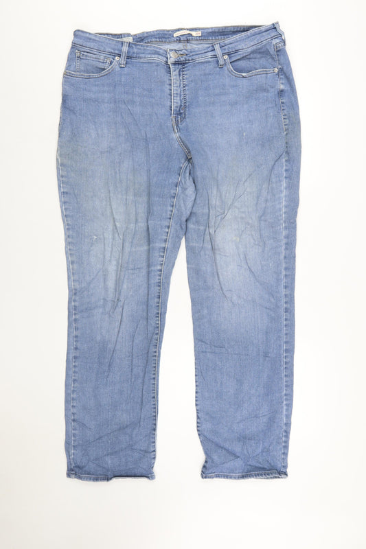 Levi's 414 Classic Straight Blue Jeans Women Size 20W