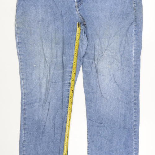 Levi's 414 Classic Straight Blue Jeans Women Size 20W