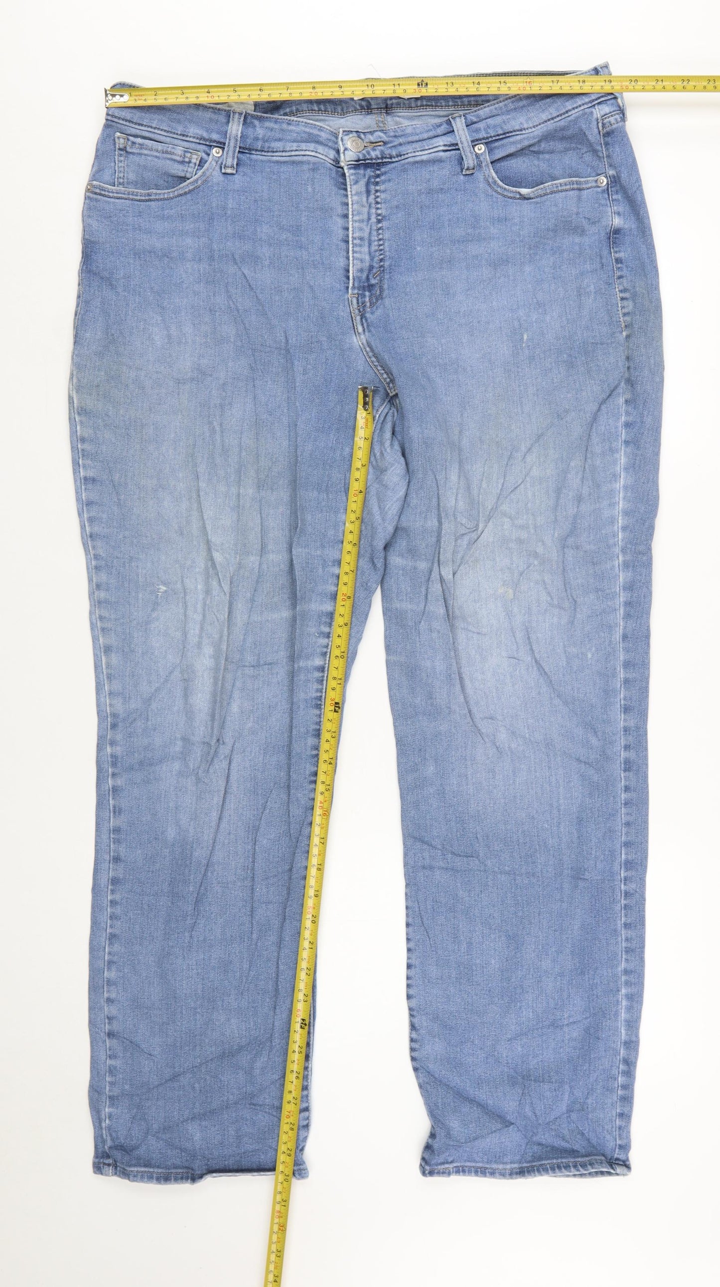 Levi's 414 Classic Straight Blue Jeans Women Size 20W