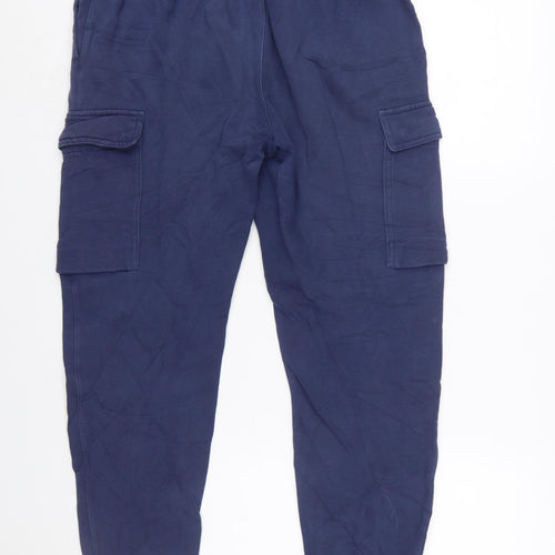 Nike Men's Blue Cargo Jogger Trousers Size S