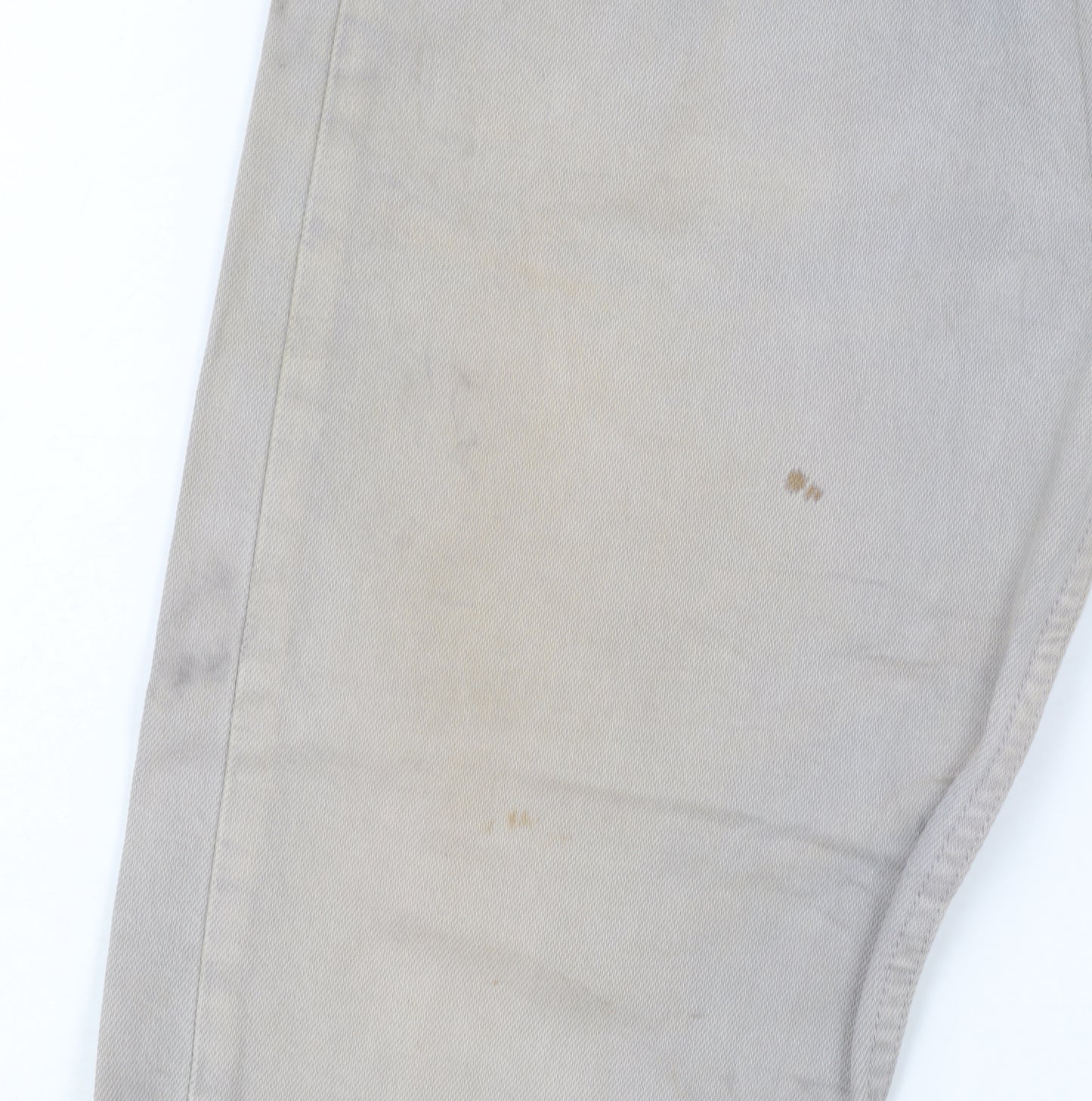 Levi's 501 Men's Grey Button Fly Straight Jeans W32 L34