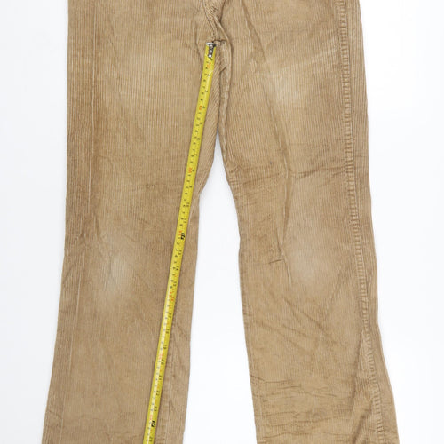 Wrangler Men's Beige Corduroy Chino Trousers 31x32