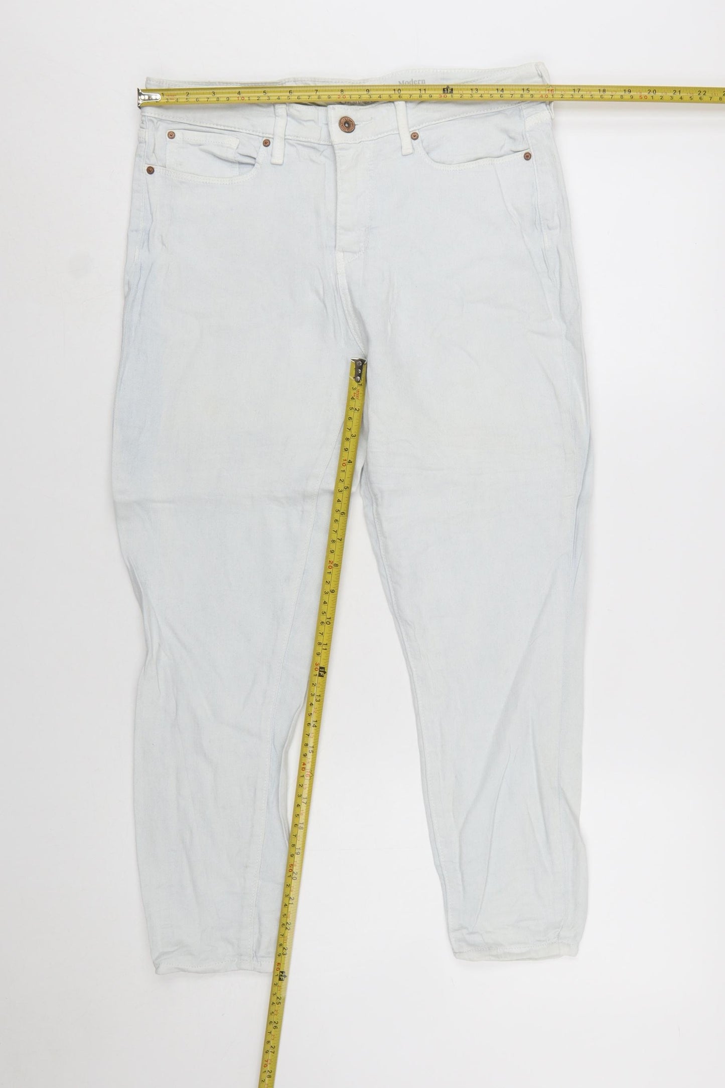 Levi Strauss Women's Light Blue Skinny Jeans Size 12 Stretch Denim