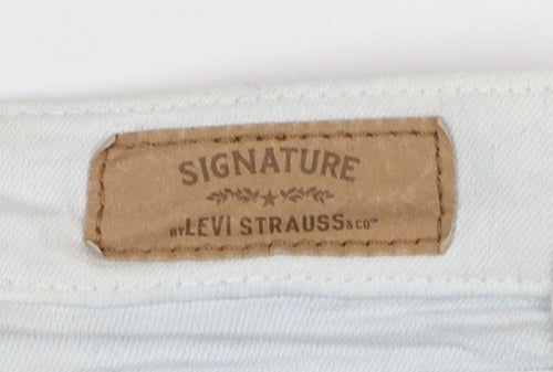 Levi Strauss Women's Light Blue Skinny Jeans Size 12 Stretch Denim