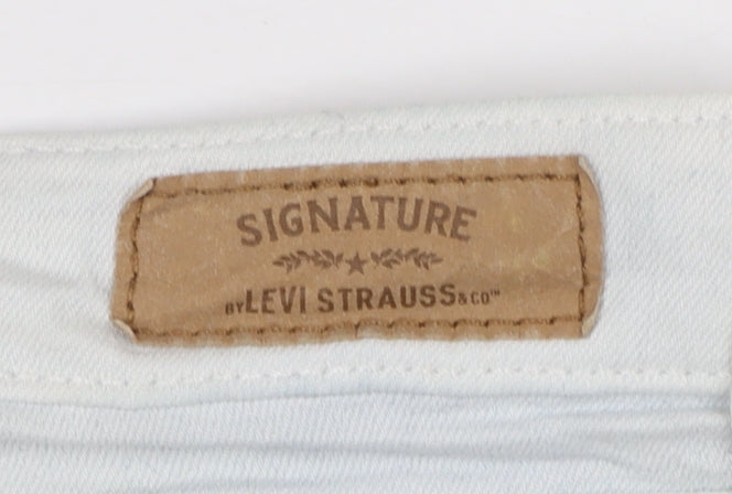 Levi Strauss Women's Light Blue Skinny Jeans Size 12 Stretch Denim