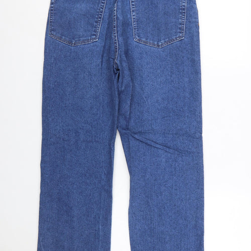 Wrangler Men's Blue 34x30 Straight Leg Denim Jeans