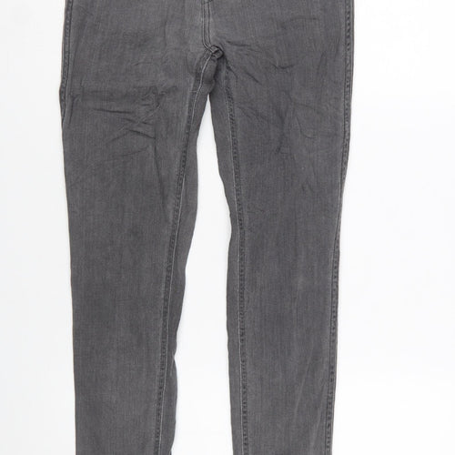 Levi's Women's Grey Skinny Denim Jeans Size 10 Regular Mid Rise