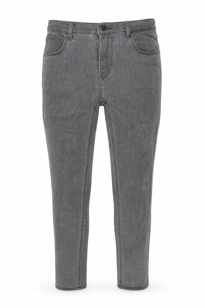Front view of Levi's Women's Grey Skinny Denim Jeans, size 10, Regular Mid Rise