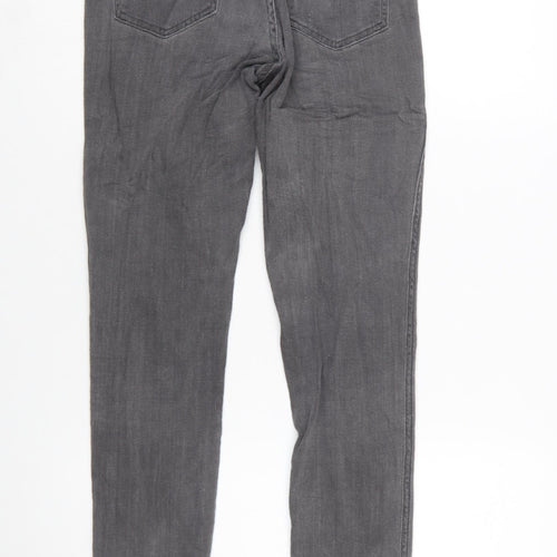 Levi's Women's Grey Skinny Denim Jeans Size 10 Regular Mid Rise