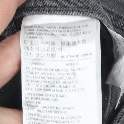 Levi's Women's Grey Skinny Denim Jeans Size 10 Regular Mid Rise
