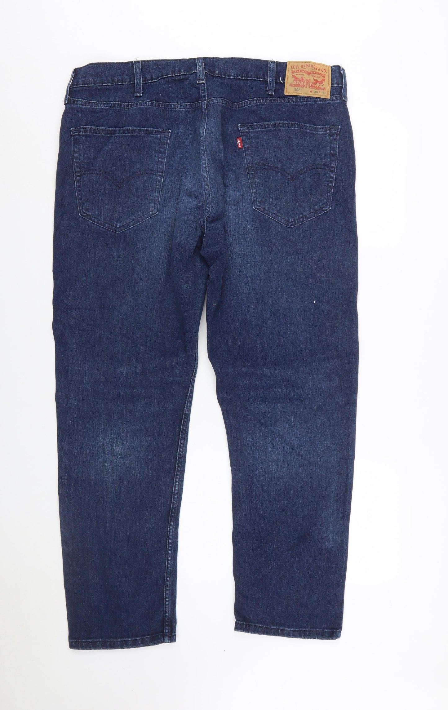 Levi Strauss & Co 502 Men’s Blue Straight Fit Jeans W38 L30