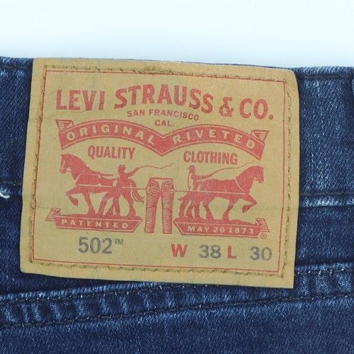 Levi Strauss & Co 502 Men’s Blue Straight Fit Jeans W38 L30