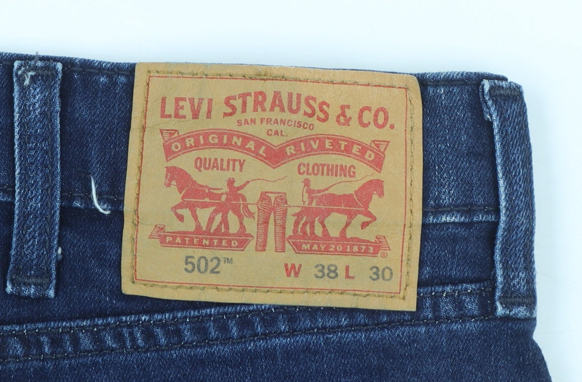 Levi Strauss & Co 502 Men’s Blue Straight Fit Jeans W38 L30