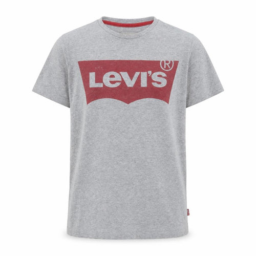 Levi's Boys Grey Logo Short Sleeve Cotton T-Shirt Size 14 Years