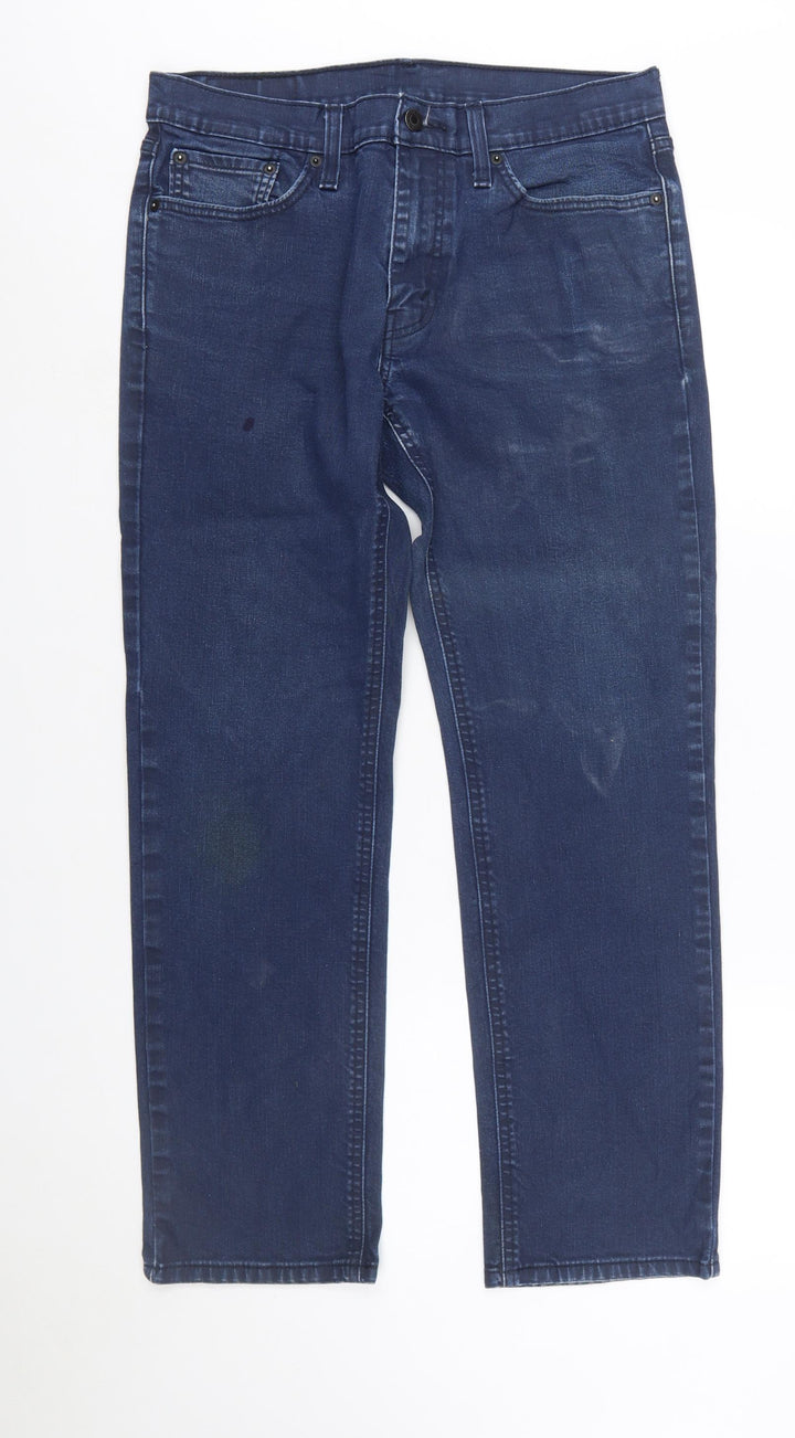 Levi's 541 Men Blue Straight Denim Jeans W32 L30 Cotton Blend