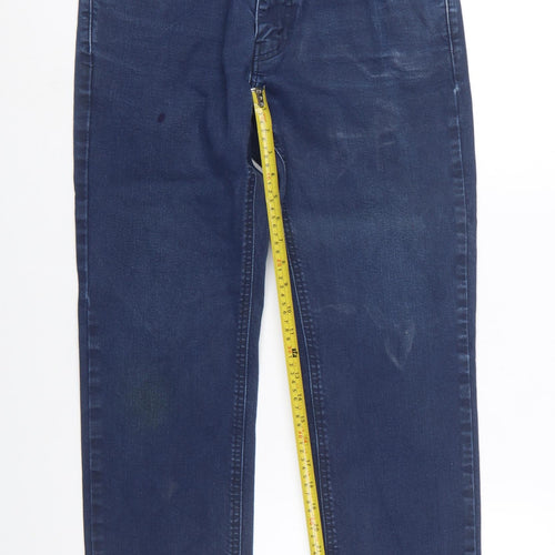 Levi's 541 Men Blue Straight Denim Jeans W32 L30 Cotton Blend