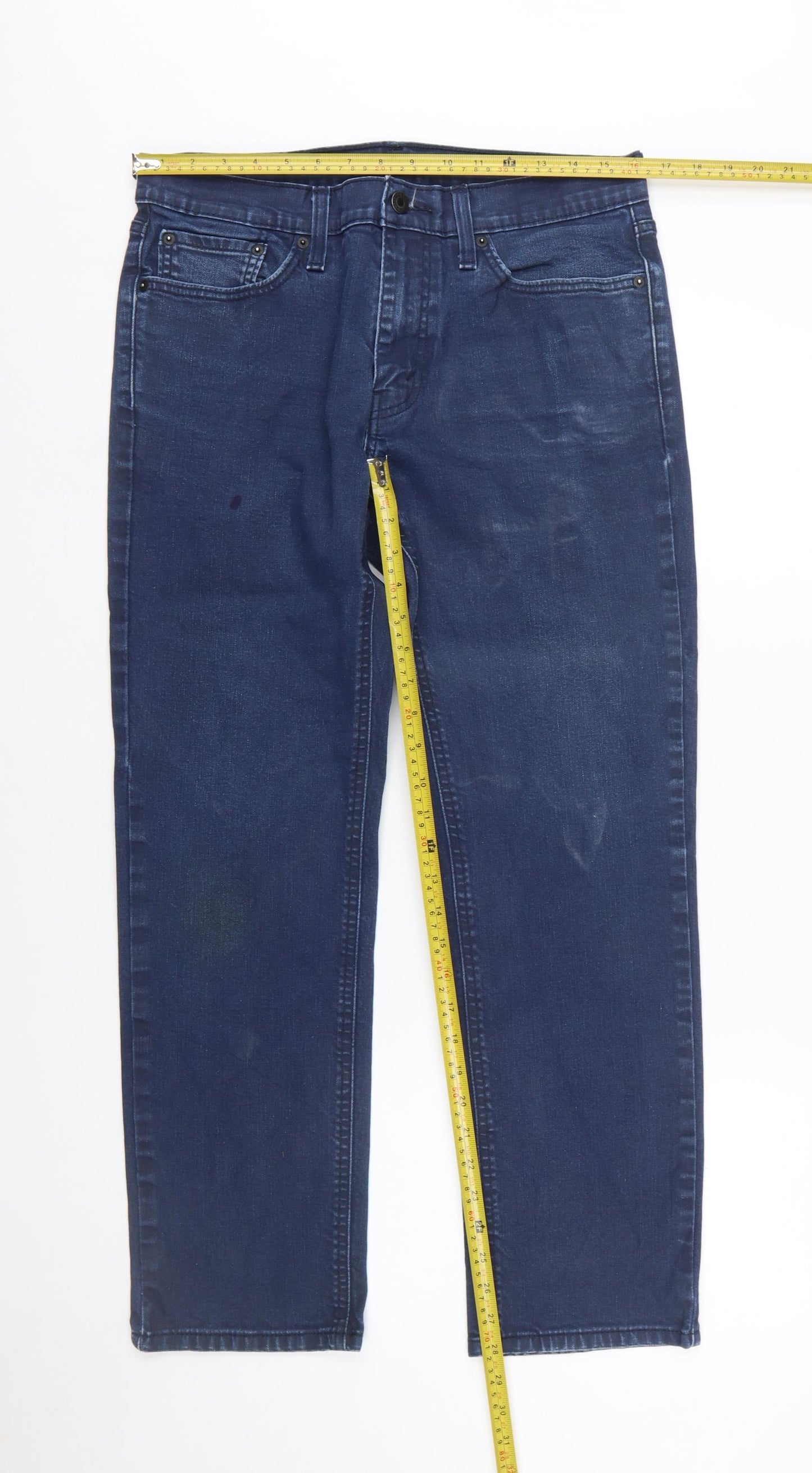 Levi's 541 Men Blue Straight Denim Jeans W32 L30 Cotton Blend