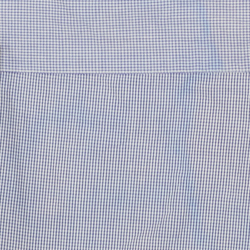 Tommy Hilfiger Men's Blue Check Button-Down XL Cotton Shirt