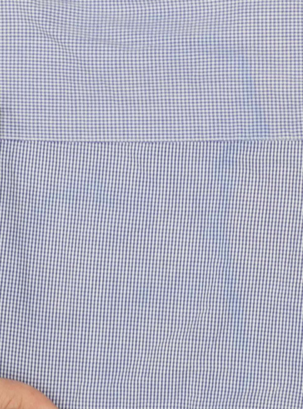 Tommy Hilfiger Men's Blue Check Button-Down XL Cotton Shirt