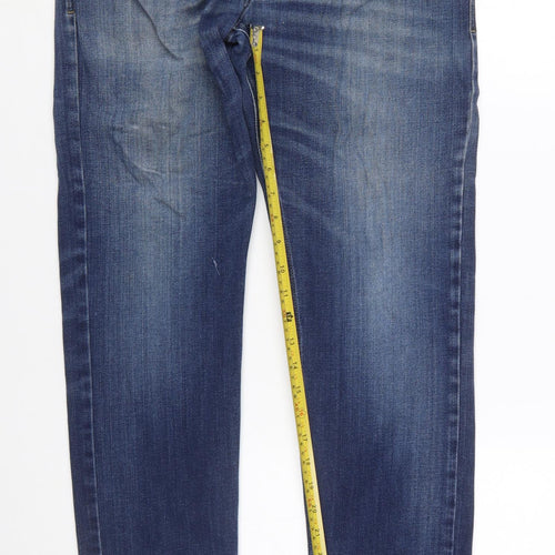Diesel Men's Blue Slim Fit Straight Leg Denim Jeans Size 34