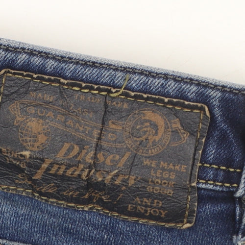 Diesel Men's Blue Slim Fit Straight Leg Denim Jeans Size 34