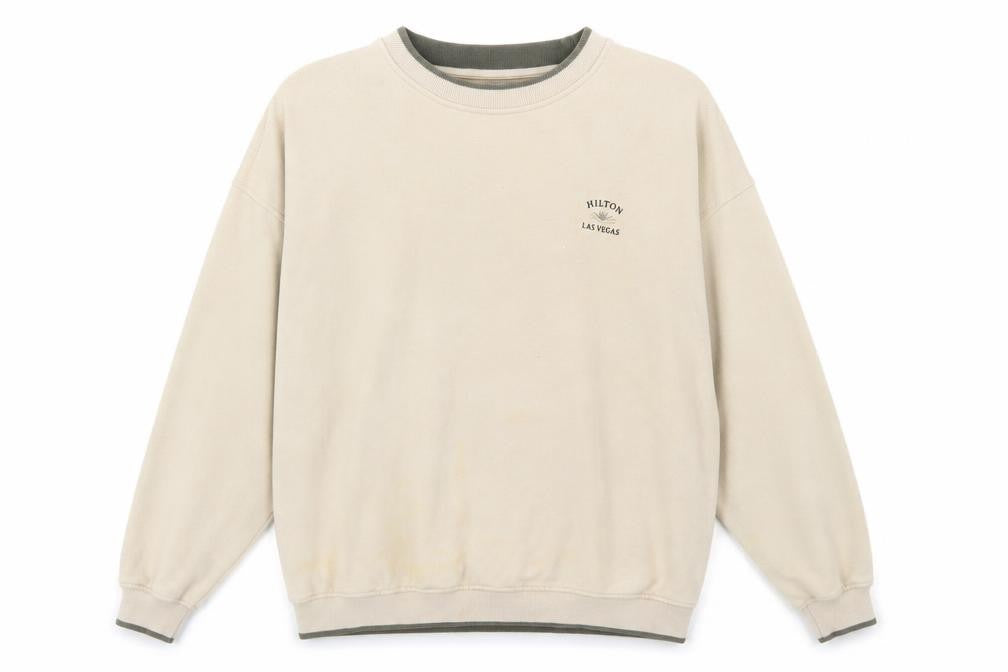 Front view of Gear For Sports Men's Beige XL Crew Neck Pullover Sweatshirt